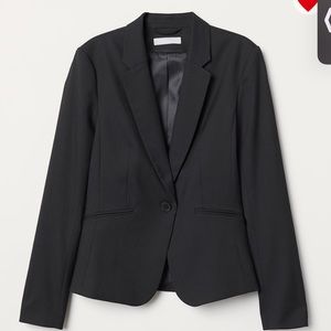 H&M Fitted Black Blazer